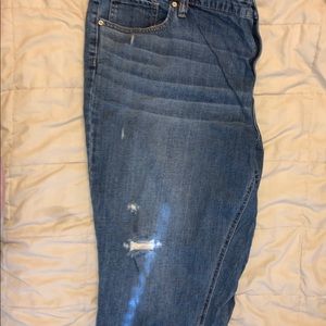 Boyfriend cut plus size jeans